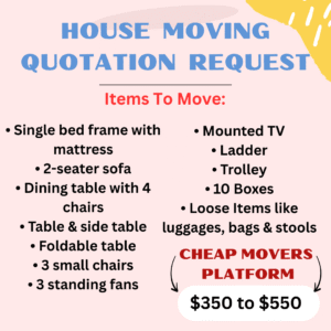 Cheap Movers Platform Quote