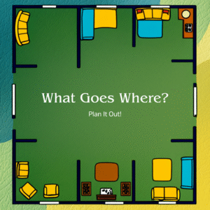 What goes where floor plan for new home